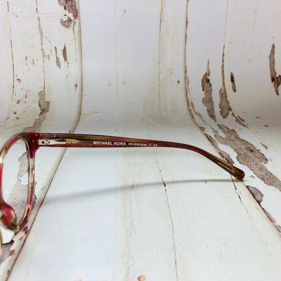 Michael Kors Cat Eye Pink Eyeglasses Frames NWOT - Picture 7 of 12